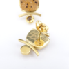 18k Ilene Schwartz Earrings Leopard Druzy Quartz Topaz Dangle Yellow Gold, view 5