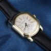 18k Gold Ladies Tiffany & Co. Gold Watch Roman Dial Leather Strap Mark Coupe 32mm, view 3