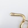 Native American Snake Brooch Pin 18k Yellow Gold Serpent 4", view 7