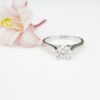 14k 0.8ct Natural Diamond Solitaire Engagement Ring Size 5.25 GIA G SI2, view 1