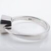 18k White Gold 1.2ct Colombian Emerald Solitaire Ring Bezel Set Size 6.5, view 6