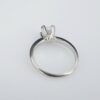 Platinum Solitaire 2/3 carat Cushion Cut Diamond Engagement Ring Size 6.5, view 3