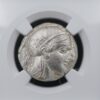 Ancient Greece Athens Attica Tetradrachm 440-404 BC Silver Coin NGC AU 5/5, view 1