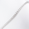 Classic 14k White Gold 3 carat Natural Diamond Tennis Bracelet 7", view 5