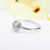 14k Salt and Pepper Diamond Ring White Gold Natural 1.25 ct Size 6.25 New, view 4