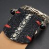 Claudio Calestani Sterling Silver Galuchat Leather Belt Buckle Janet Brown, view 10