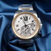 Cartier Calibre de Cartier 18k Gold Stainless Watch 42mm 3389 Automatic, view 1