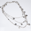 John Hardy Dot Collection Bib Necklace Sterling Silver Triple Row 18", view 4
