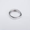 14k White Gold 3.8 ctw Diamond Engagement Ring Bridal Set Sz 6 Euro Shank, view 6