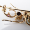 Antique Scarab Beetle Brooch 14k Gold Imperial Russia Ruby Bug Pin 2", view 5