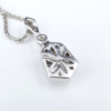 Henri Daussi 1ctw Natural Kite Diamond Cluster Pendant Necklace 18", view 9