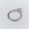 Platinum Tacori Diamond 3 Stone Eternity Engagement Ring Sz 7.25 with Box, view 4