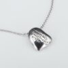 Tiffany Diamond Peretti Full Heart Necklace Pave Platinum 16" Box, view 4