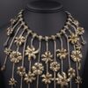 John Hardy Necklace Ayu Dot Flower Sterling Silver 18k OOAK Box, view 1