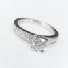 Diamond Engagement Ring 18k White Gold EGL F SI1, view 1