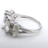Platinum 2 ctw Marquise Diamond Cocktail Stacker Band Ring Size 5.75, view 5