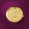 Kushan Empire Vasudeva Gold Coin Authentic Indo Greek, view 4