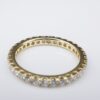 JE Caldwell 18k Gold 1ct Diamond Eternity Band Ring Size 6.75, view 5