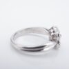 Van Cleef Arpels ARNO Diamond Clover Ring Size 4 18k White Gold VCA, view 6