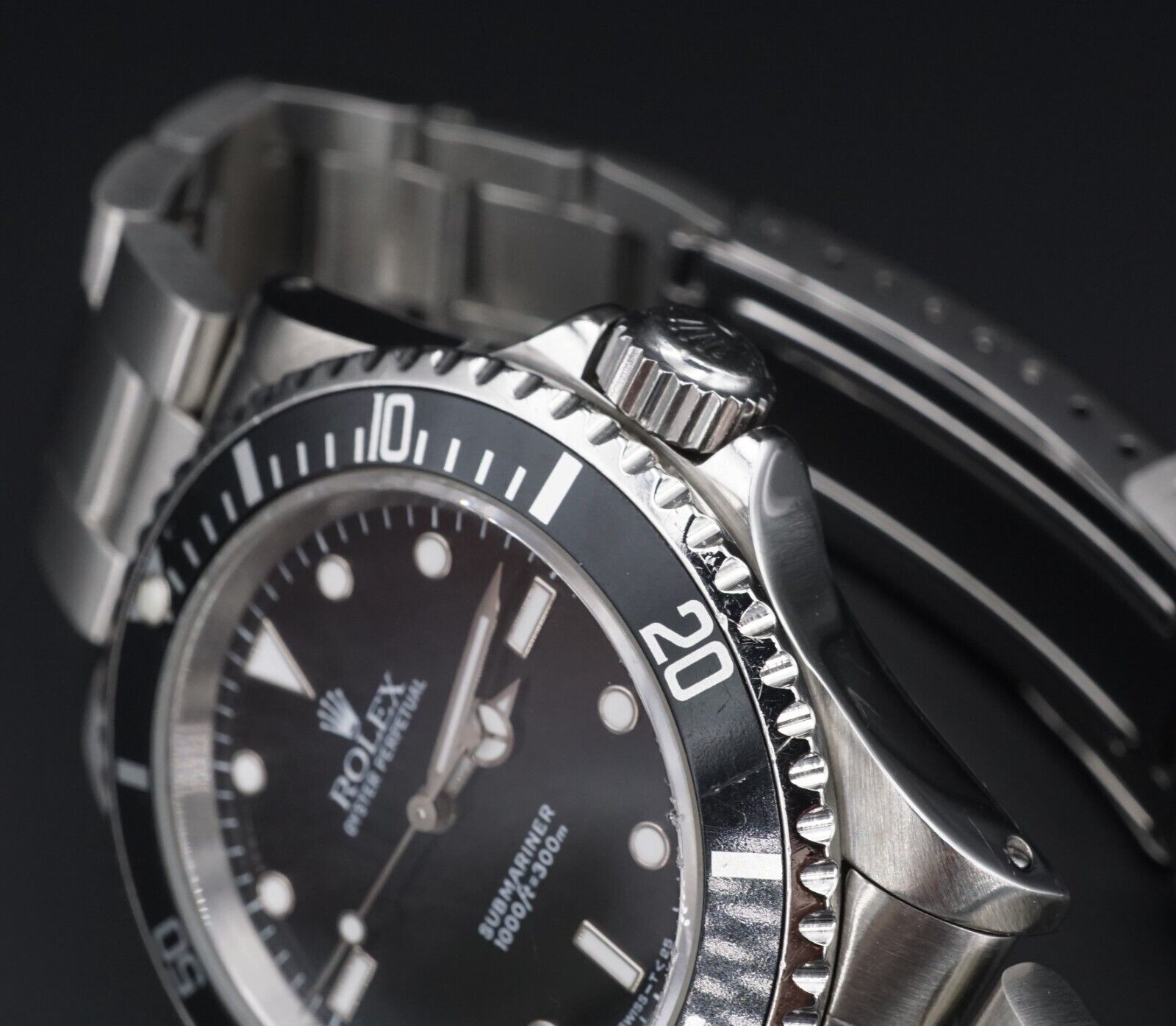 1991 Rolex Submariner No Date 14060 Black Dial 40mm Warranty, view 3