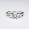 Scott Kay Platinum 1.32 ctw Diamond Euro Shank Ring Size 8, view 1