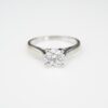 14k 0.8ct Natural Diamond Solitaire Engagement Ring Size 5.25 GIA G SI2, view 4