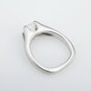 18k Gold 1ct Solitaire Princess Cut Diamond Engagement Ring Sz 5.25, view 6