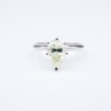 14k Green Yellow Diamond Engagement Ring GIA Fancy 1.5ct Sz 6 Solitaire, view 5