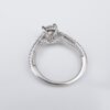 Zales 14k White Gold 1 ctw RBC Diamond Halo Engagement Ring, view 5