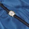 18k Gold Ladies Tiffany & Co. Gold Watch Roman Dial Leather Strap Mark Coupe 32mm, view 4