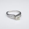 Scott Kay Platinum 1.32 ctw Diamond Euro Shank Ring Size 8, view 2