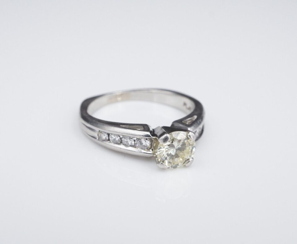 Scott Kay Platinum 1.32 ctw Diamond Euro Shank Ring Size 8, view 2