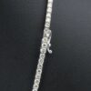 10ct Diamond Tennis Necklace 14k White Gold 22" Stackable, view 7