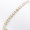 14k Natural Diamond Tennis Bracelet 6 carat Yellow Gold 7.5" Free Shipping, view 5
