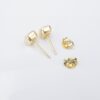 GIA Yellow Diamond Stud Earrings 2.26 ctw 18k Gold Radiant Natural VVS1, view 6