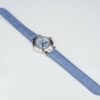 Pasha de Cartier Ladies Watch 18k Gold Ice Blue Diamond Dial 2813 33mm Rare, view 5