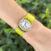 18k Ladies Robert Lighton 18k Rose Gold Diamond Watch Leather Strap 28mm, view 2