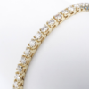 14k Natural Diamond Tennis Bracelet 6 carat Yellow Gold 7.5" Free Shipping, view 4