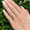 Cartier Diamond Pink Sapphire Lanieres Ring 18k Pink Gold Size 5 Euro 49, view 5
