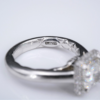 14k White Gold A Jaffe 1.5ct Radiant Cut Diamond Engagement Ring Size 6, view 5