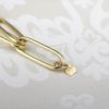 Ileana Makri 18k Gold Diamond Universe Oval Chain Necklace Paperclip 40", view 9