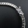 10ct Diamond Tennis Necklace 14k White Gold 22" Stackable, view 8