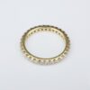 JE Caldwell 18k Gold 1ct Diamond Eternity Band Ring Size 6.75, view 4