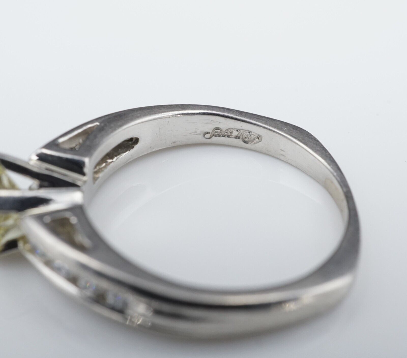 Scott Kay Platinum 1.32 ctw Diamond Euro Shank Ring Size 8, view 5
