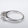 Platinum Diamond Engagement Ring 14k Gold 1 ctw 3-Stone Sz 5.75, view 4