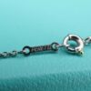 Tiffany Diamond Peretti Full Heart Necklace Pave Platinum 16" Box, view 5