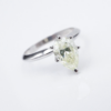 14k Green Yellow Diamond Engagement Ring GIA Fancy 1.5ct Sz 6 Solitaire, view 6