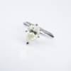 14k Green Yellow Diamond Engagement Ring GIA Fancy 1.5ct Sz 6 Solitaire, view 7