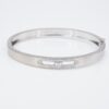 Penny Preville Openwork Diamond Hinged Bangle Bracelet 18k White Gold 6.5", view 4