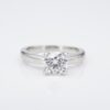 Diamond Platinum Engagement Ring Solitaire 1.21ct Size 6.75 GIA XXX Varna, view 3